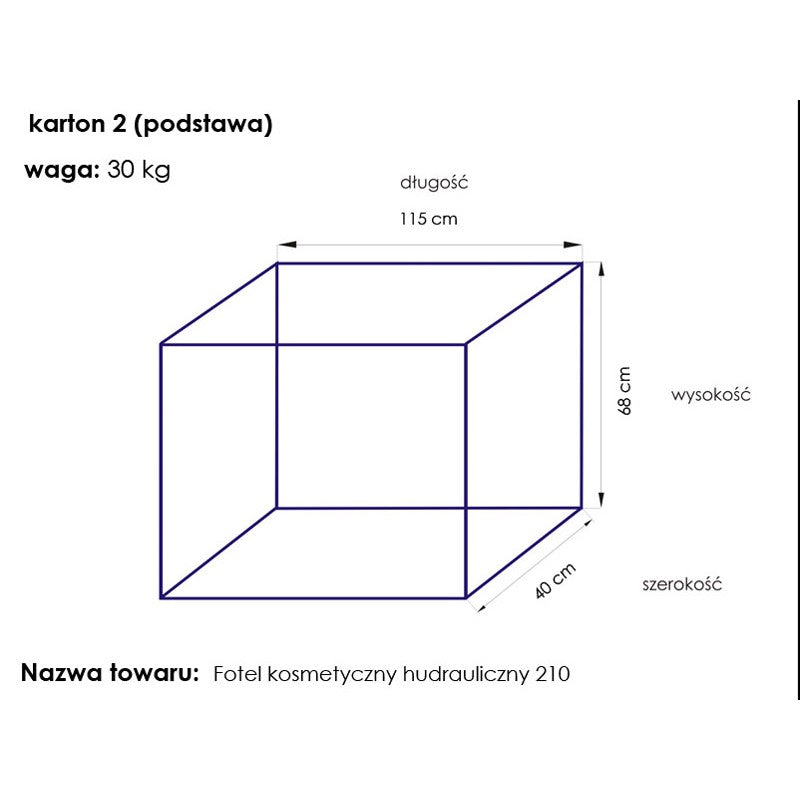 Hydraulische kosmetikliege  a 210 weiss