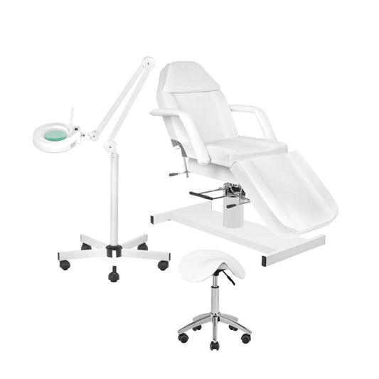 Set kosmetikliege 210 +  lupenleuchte led s5 + kosmetikhocker 302