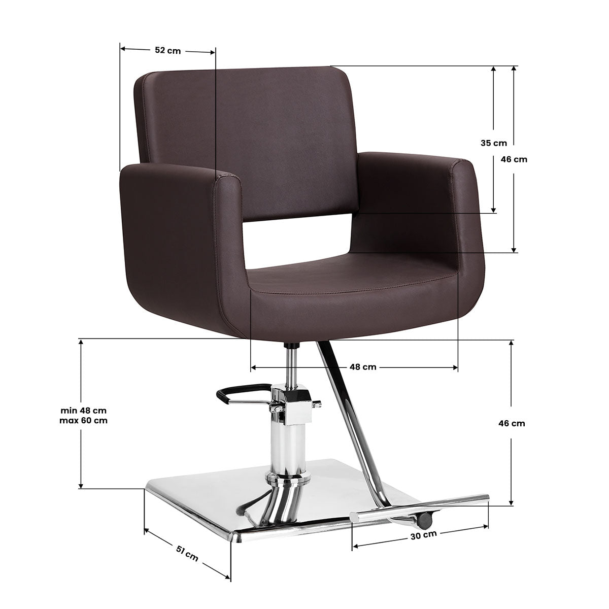 Gabbiano friseurstuhl helsinki braun