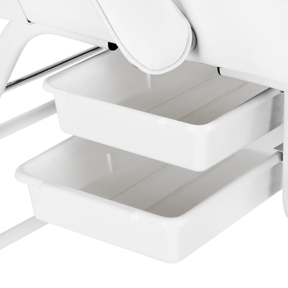 557A KOSMETIKSTUHL MIT KISTEN WEIß