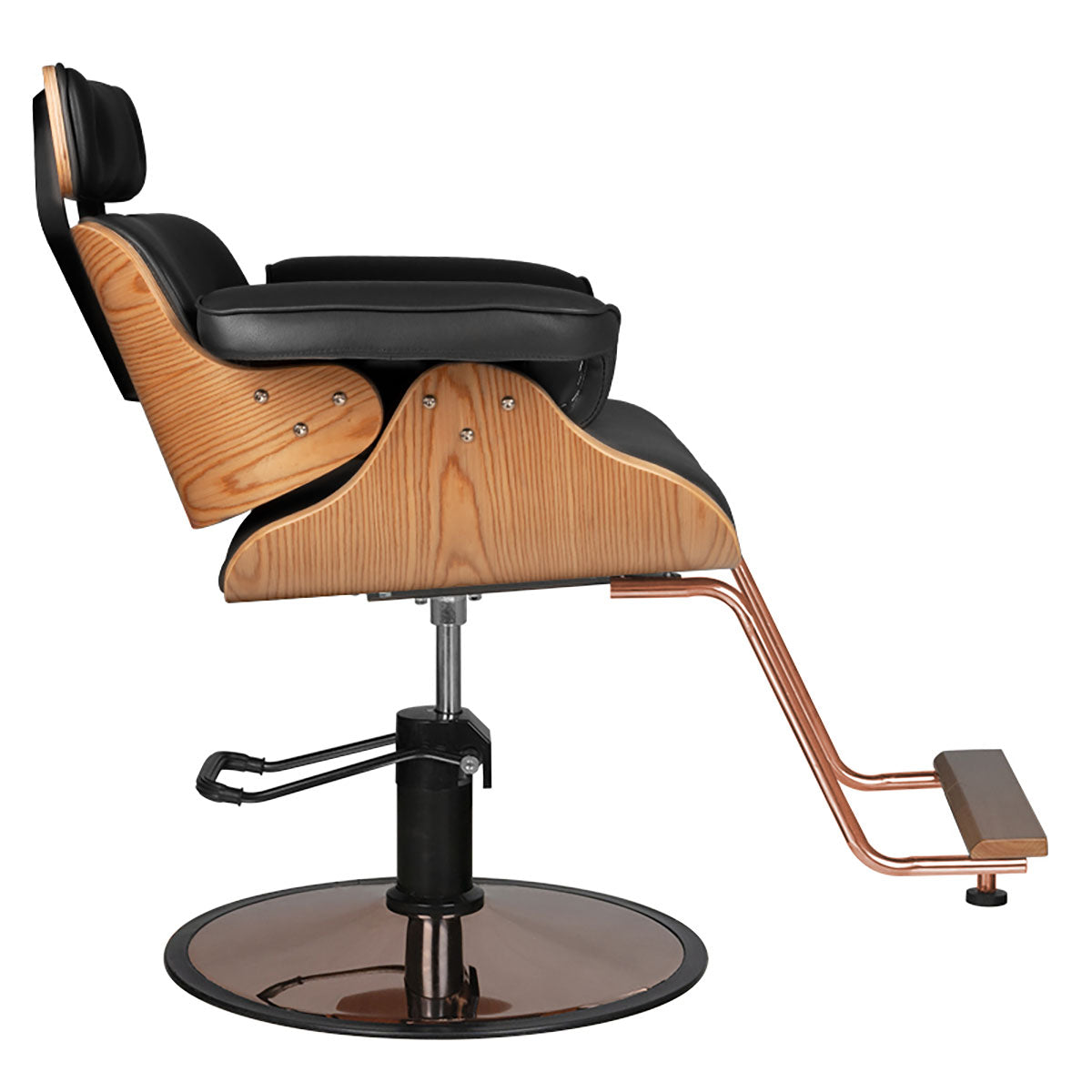 Gabbiano friseurstuhl florenz schwarz