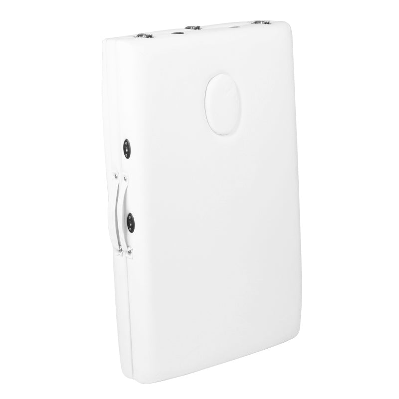 Klapp-massageliege wood komfort 2-teilig white