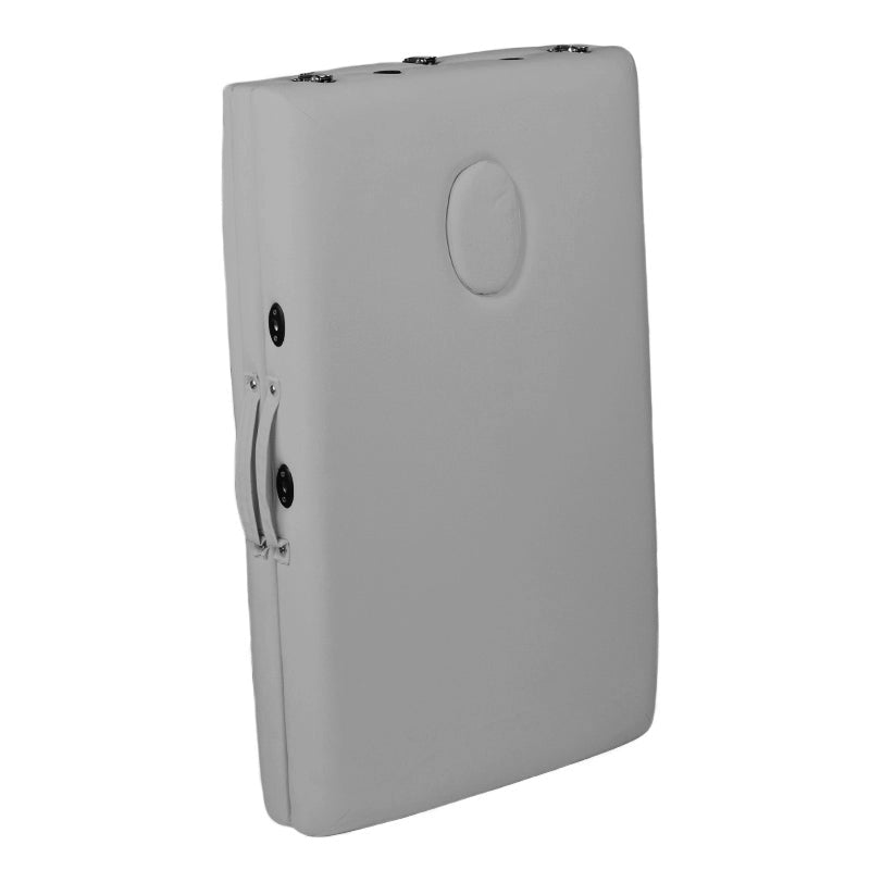 Klapp-Massageliege Alu Komfort 3-teilig Grau