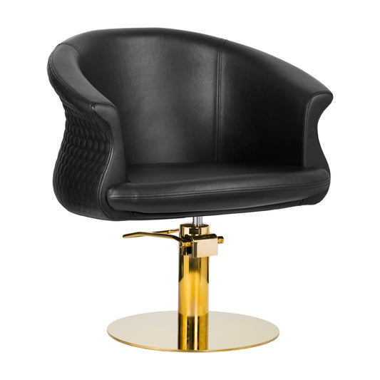 Gabbiano Friseurstuhl Wersal gold schwarz