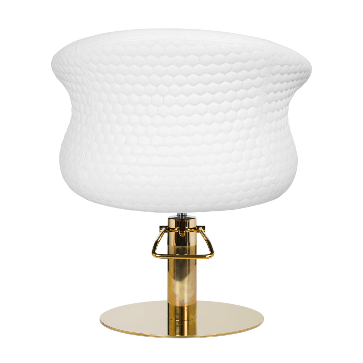 Gabbiano Friseurstuhl Wersal gold weiß