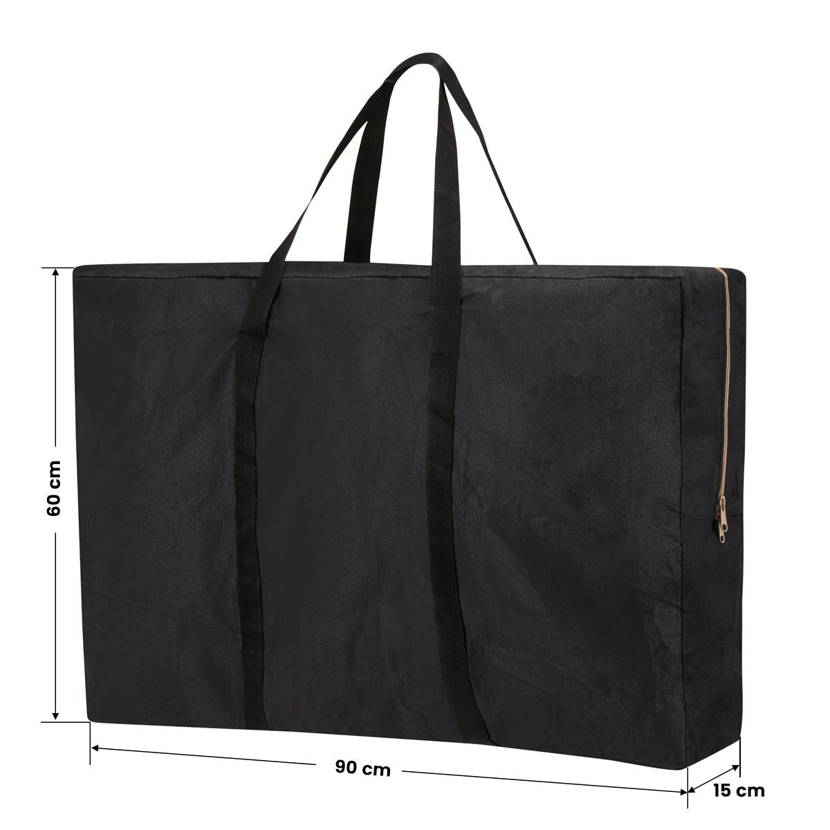 MASSAGELIEGE AUS HOLZ KLAPPBAR KOMFORT ACTIVFIZJO LUX 3-SEKTIONEN 190X70 SCHWARZ