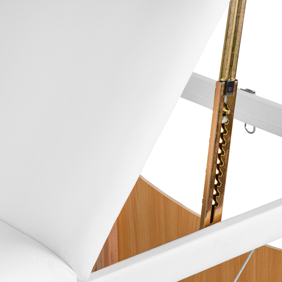 MASSAGELIEGE AUS HOLZ KLAPPBAR KOMFORT ACTIVFIZJO LUX 3 SEGMENTE 190X70 WEISS