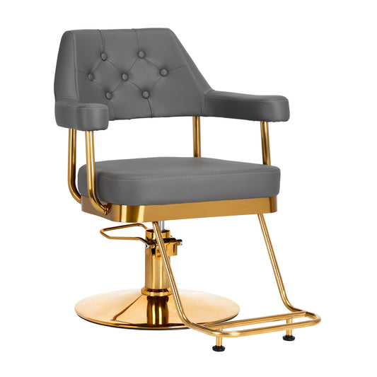 Gabbiano Friseurstuhl Granda goldgrau