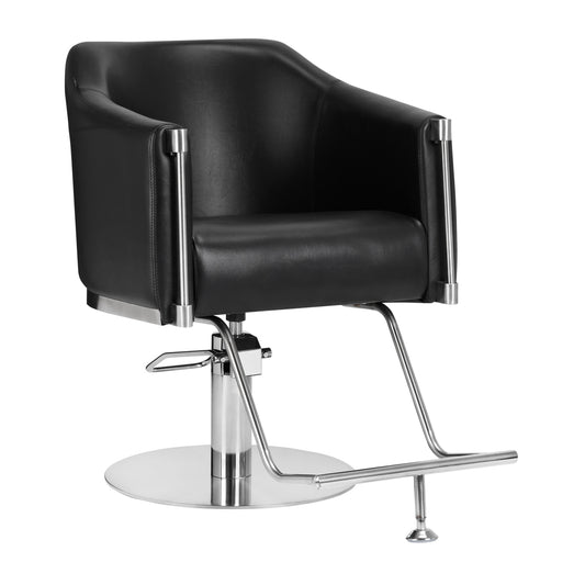 Gabbiano Friseurstuhl Burgos schwarz