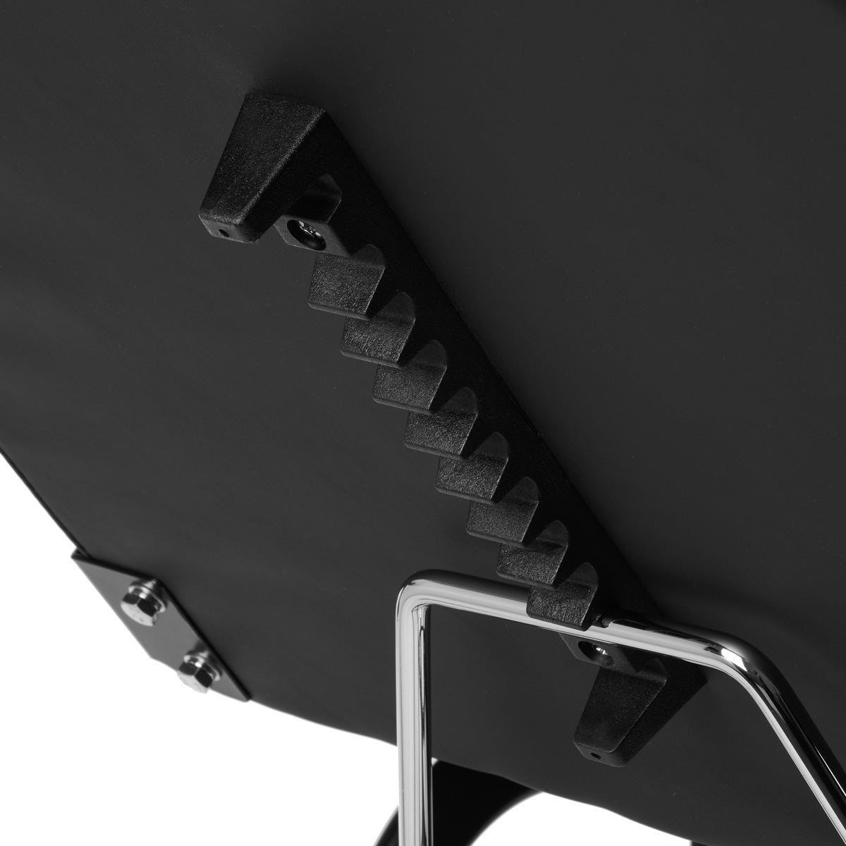 Kosmetikstuhl 557A mit Regalen schwarz