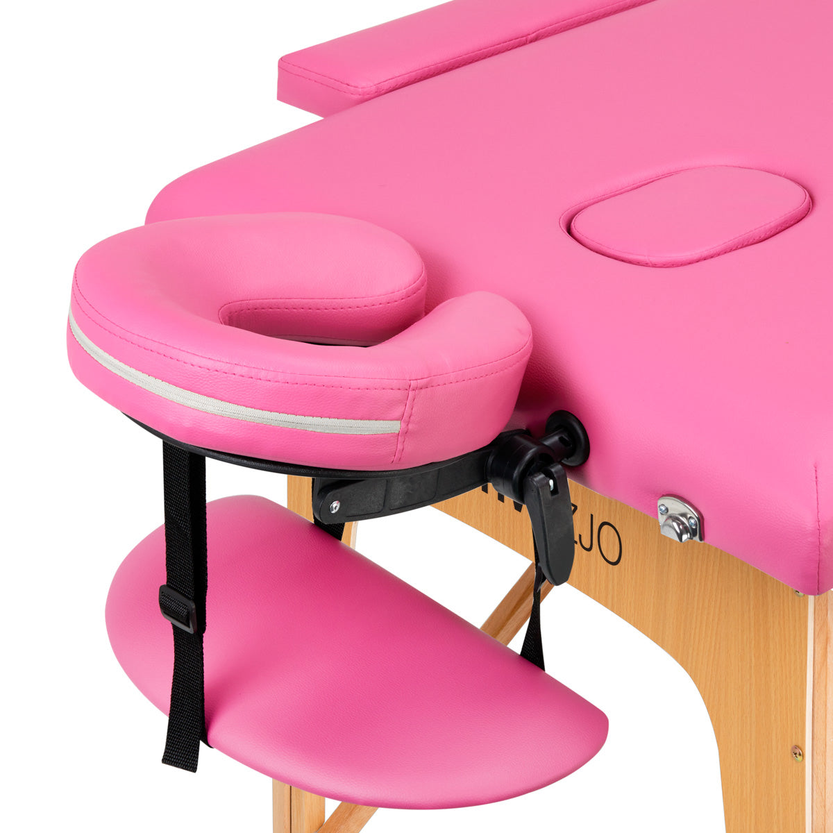 Klappbare Massageliege aus Holz Komfort Activ Fizjö 2 Segmente rosa