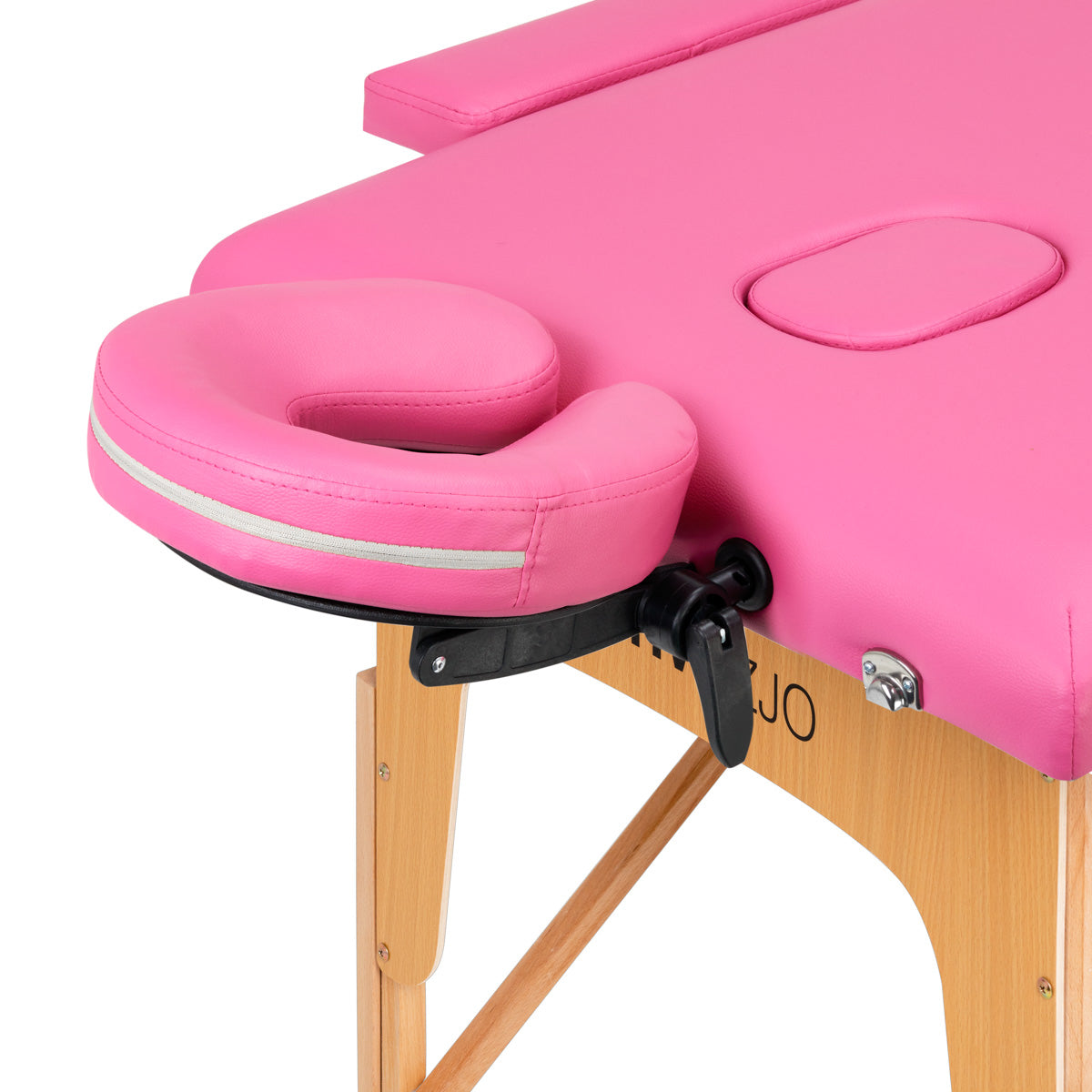Klappbare Massageliege aus Holz Komfort Activ Fizjö 2 Segmente rosa