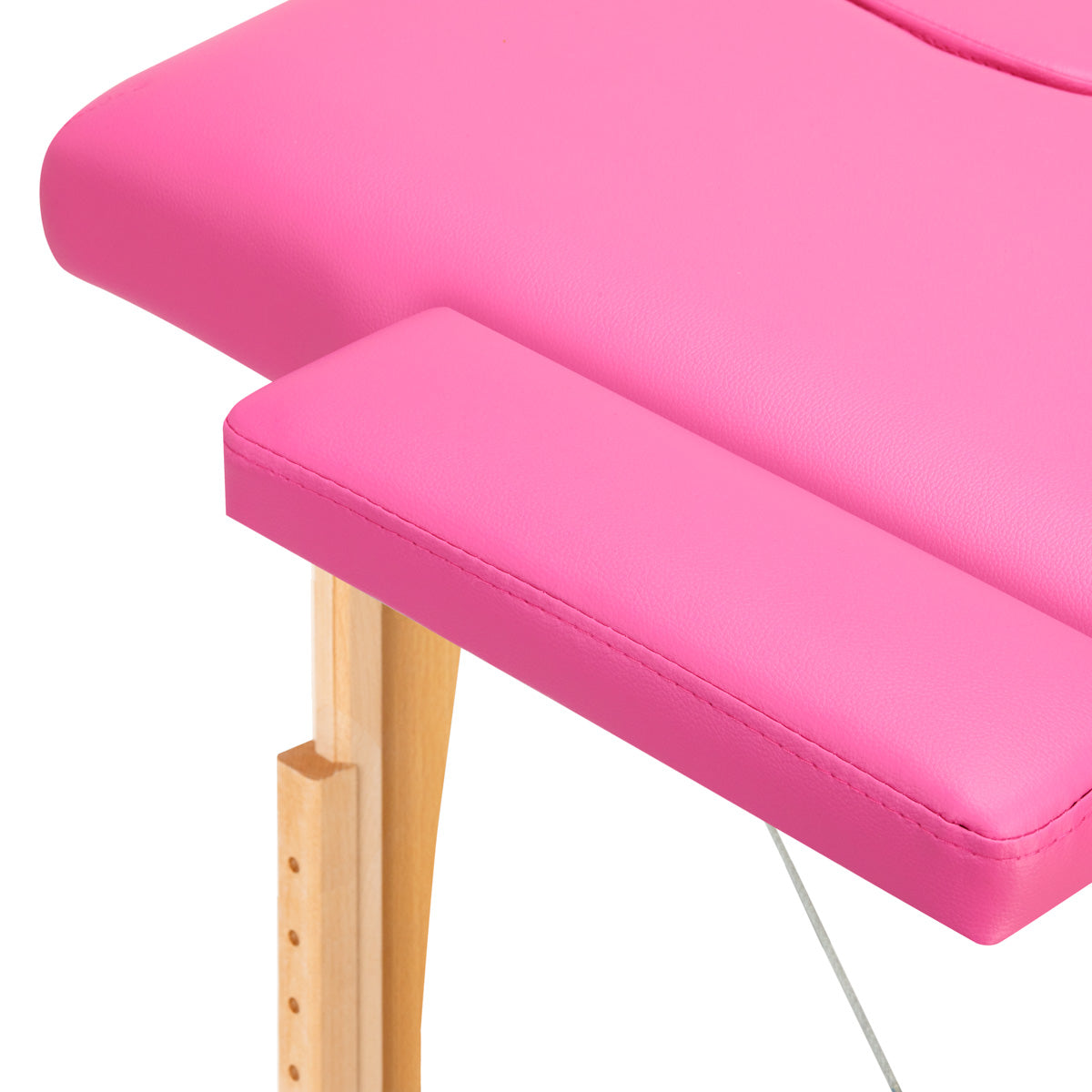 Klappbare Massageliege aus Holz Komfort Activ Fizjö 2 Segmente rosa