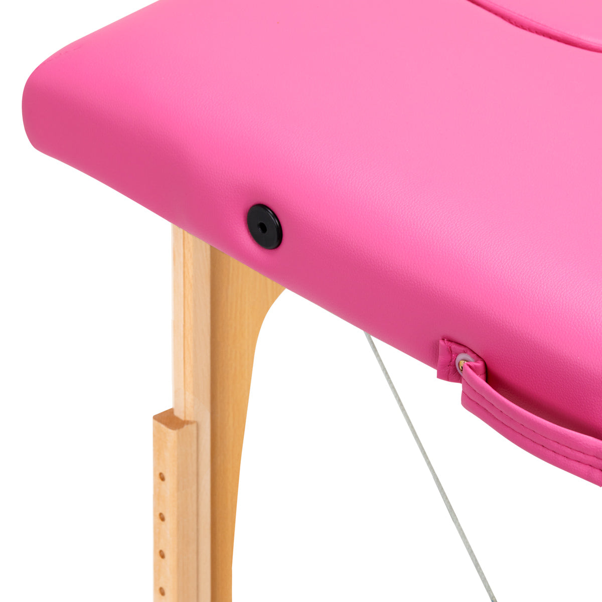 Klappbare Massageliege aus Holz Komfort Activ Fizjö 2 Segmente rosa