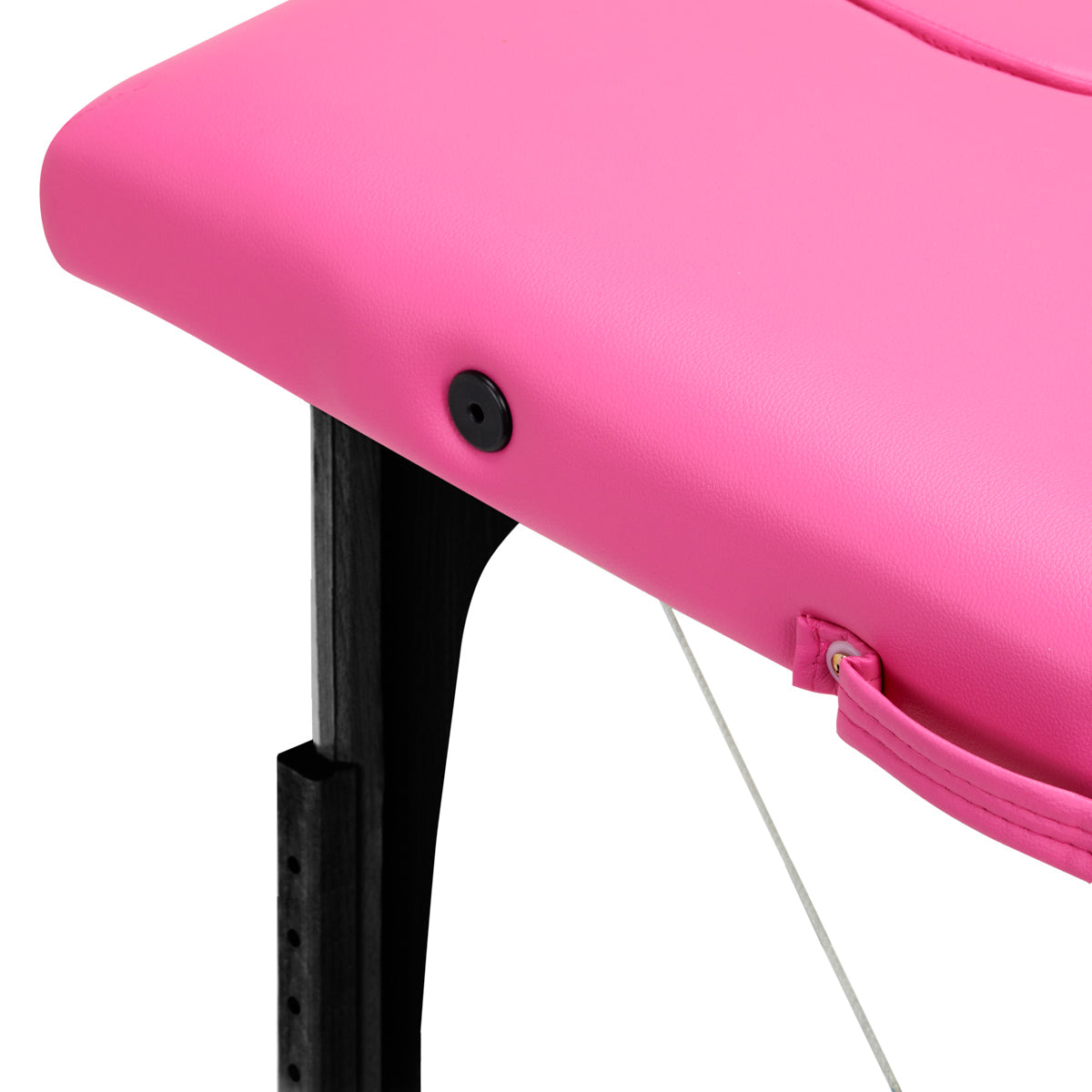 Klappbare Massageliege aus Holz Komfort Activ Fizjo 2 Segmente rosa schwarz Holz