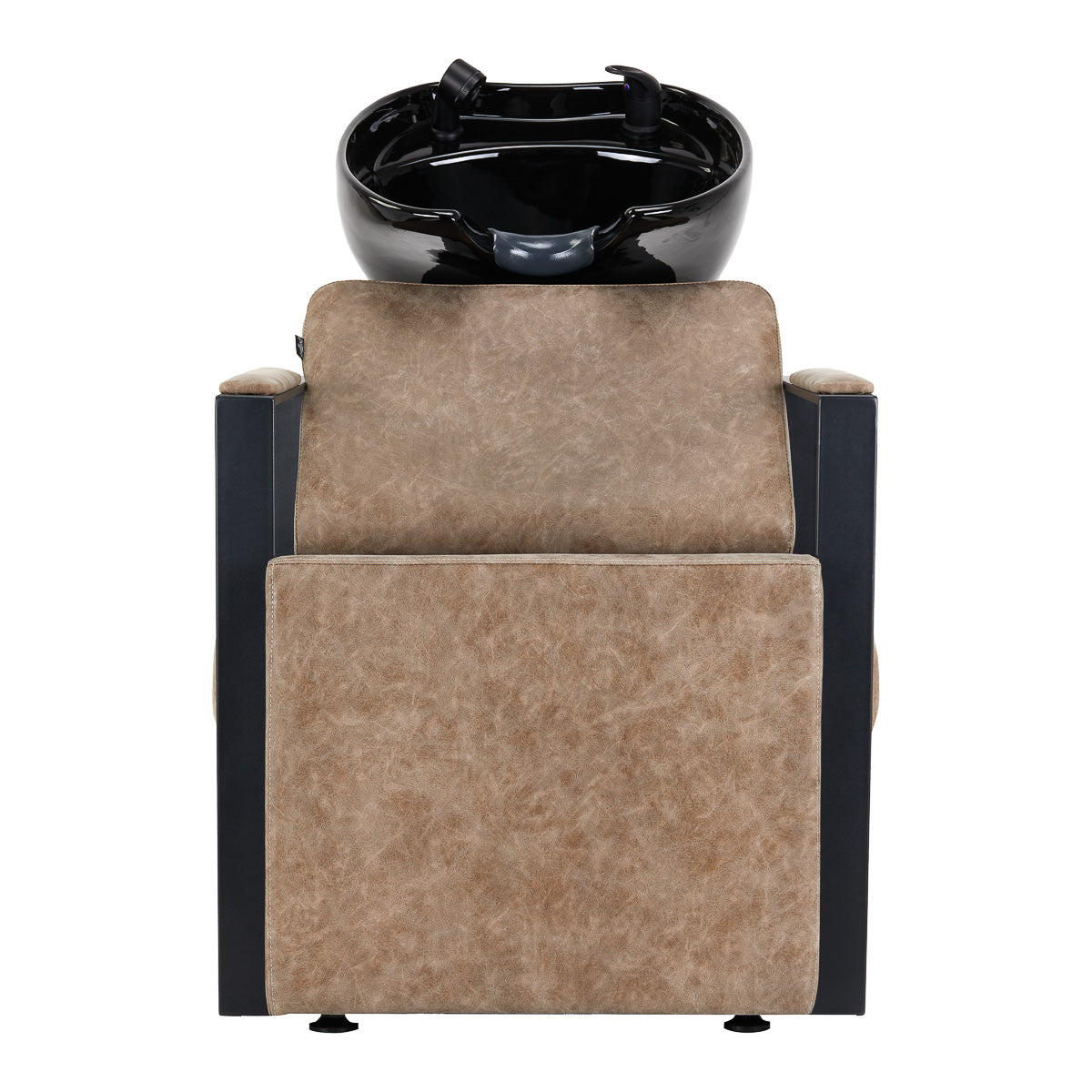 Friseur-Waschstuhl Modena Schwarz Antik