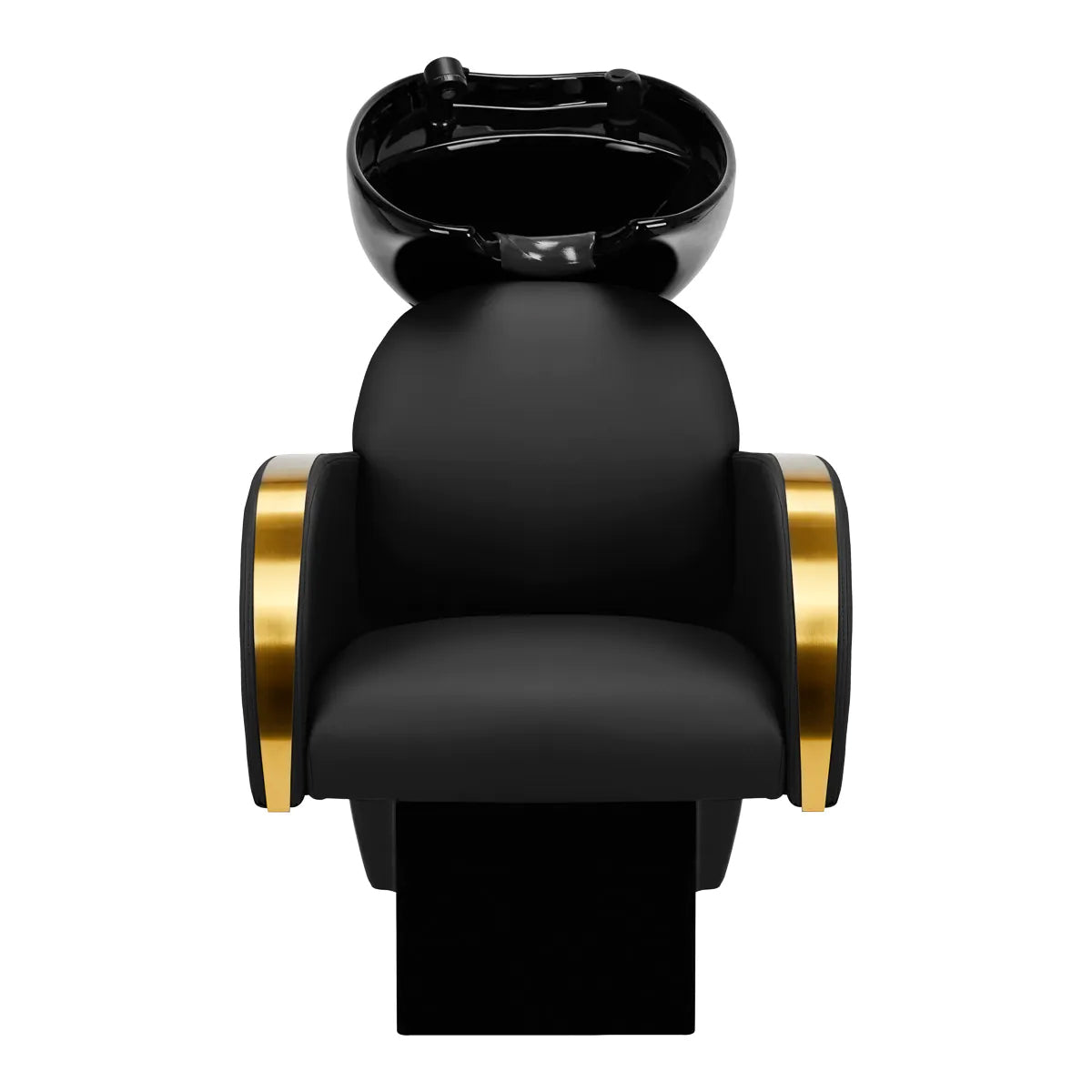 Gabbiano Friseur-Waschstuhl Málaga gold schwarz