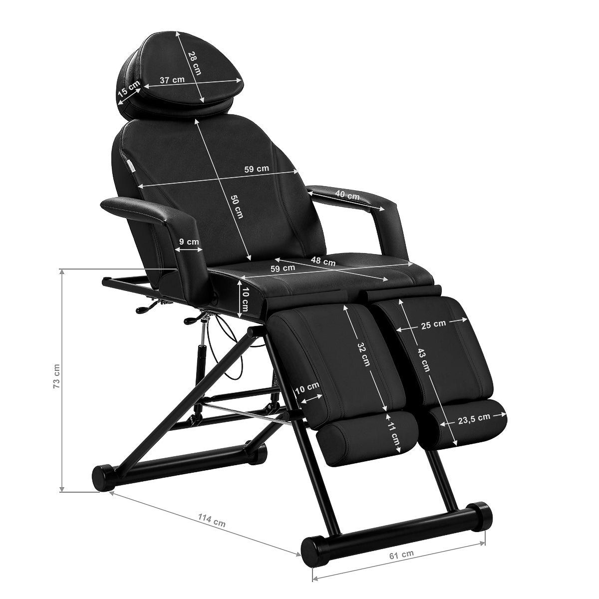 Azzurro Kosmetikliege 563S schwarz