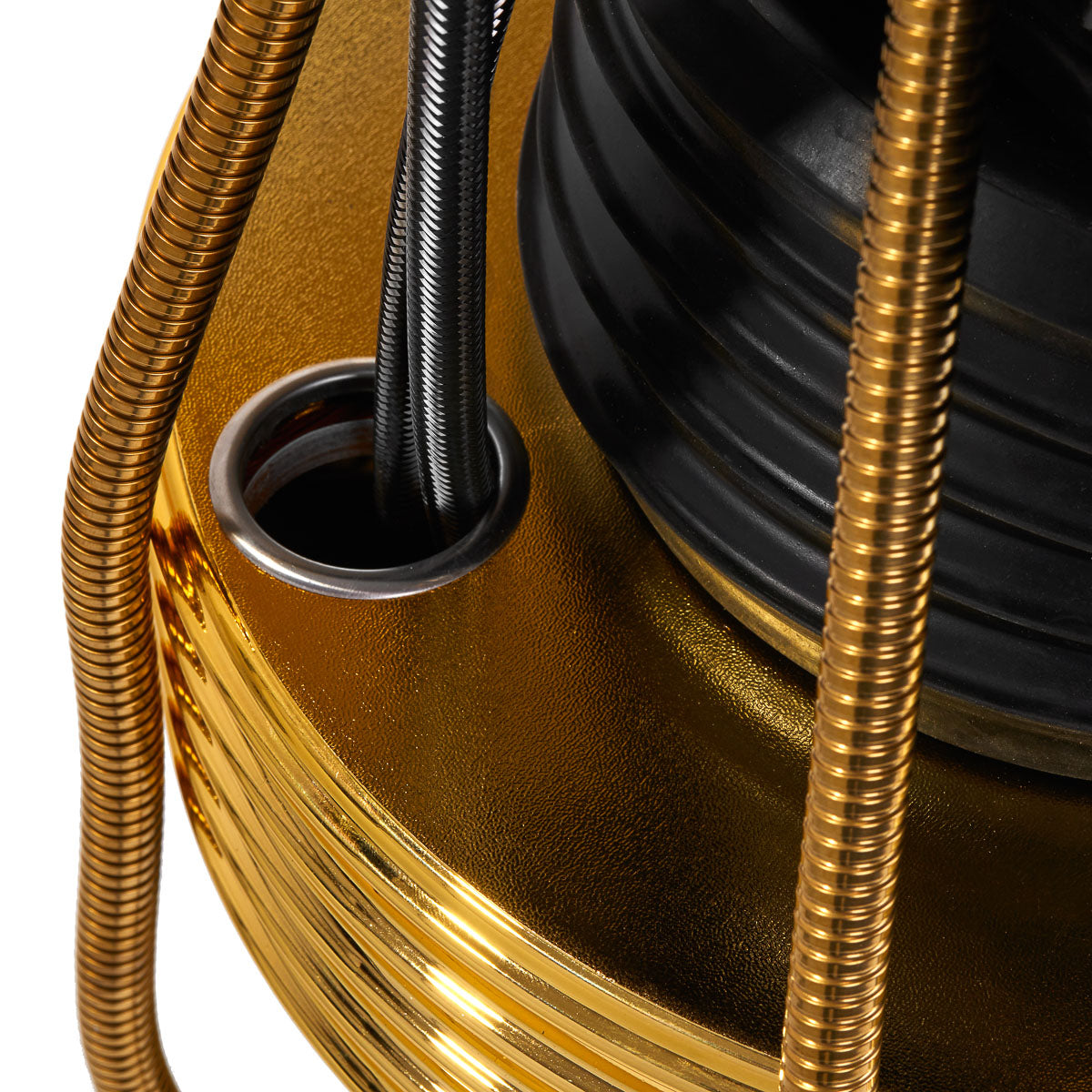 Gabbiano Friseur Waschbecken Marcus gold schwarz