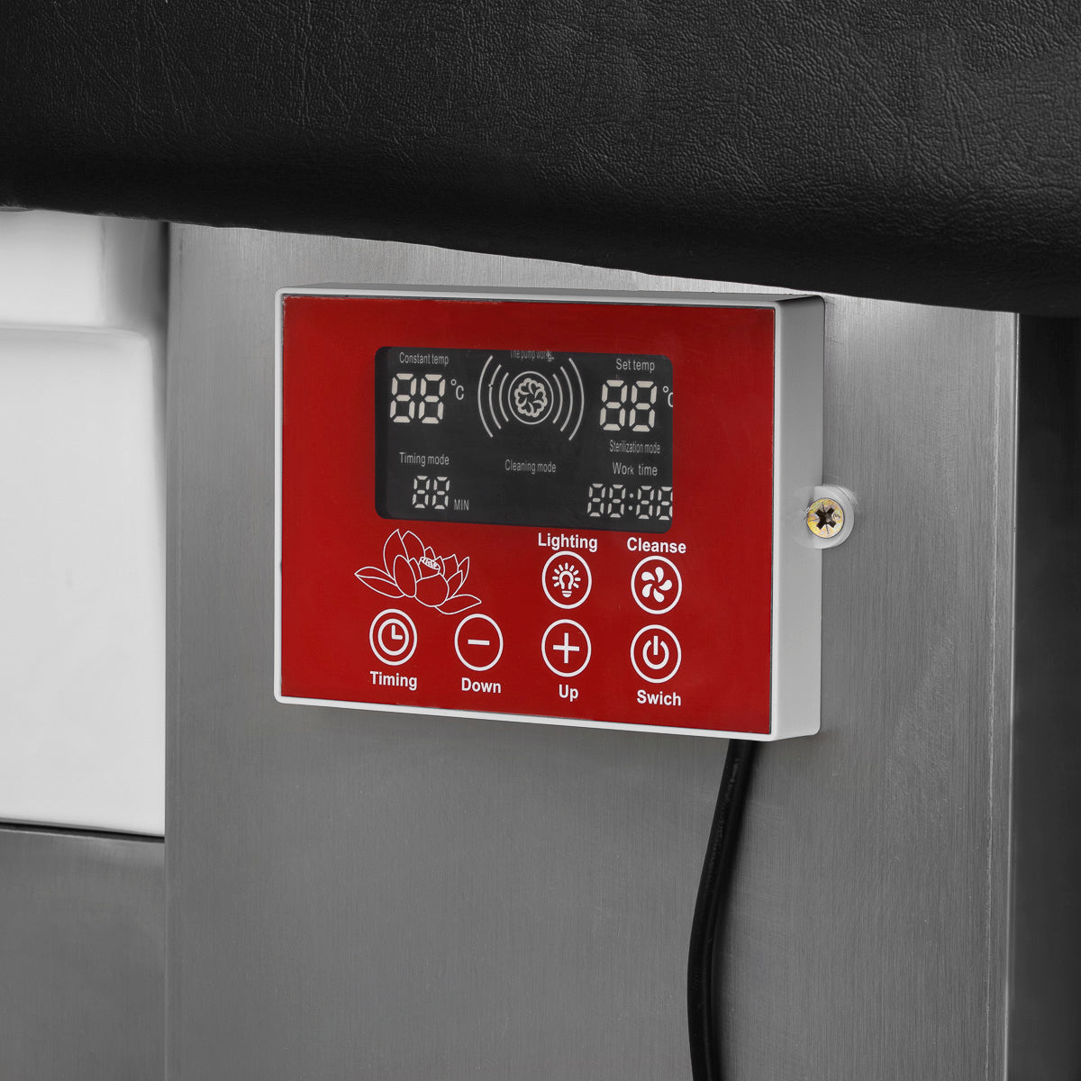 Gabbiano Friseurwaschbecke Liege Head Spa schwarz