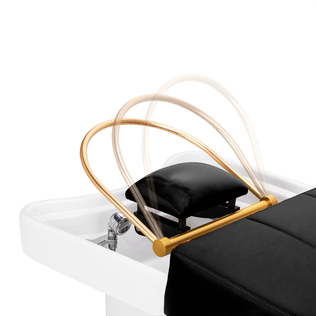 Gabbiano Friseurwaschbecke Liege Head Spa 017B schwarz