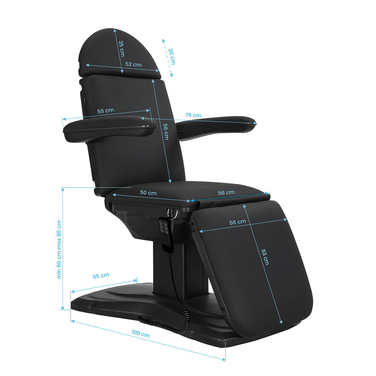 Elektrische Kosmetikliege Sillon Eclipse 3 schwarz