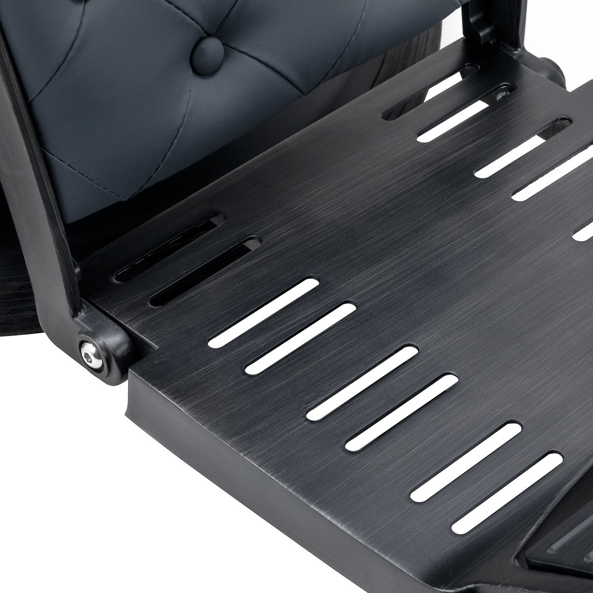 Francesco Barbierstuhl mit Gestell aus Graphit