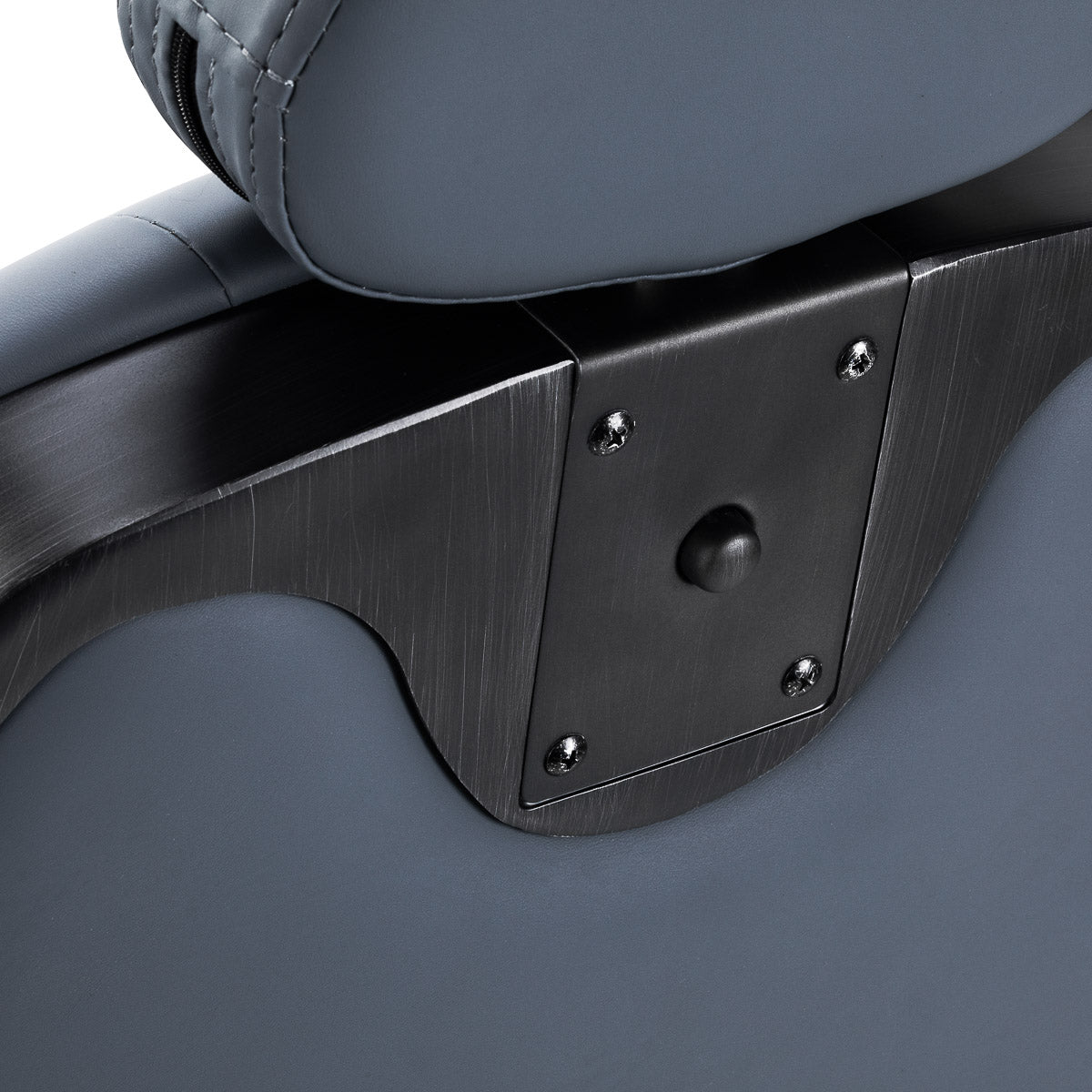 Francesco Barbierstuhl mit Gestell aus Graphit