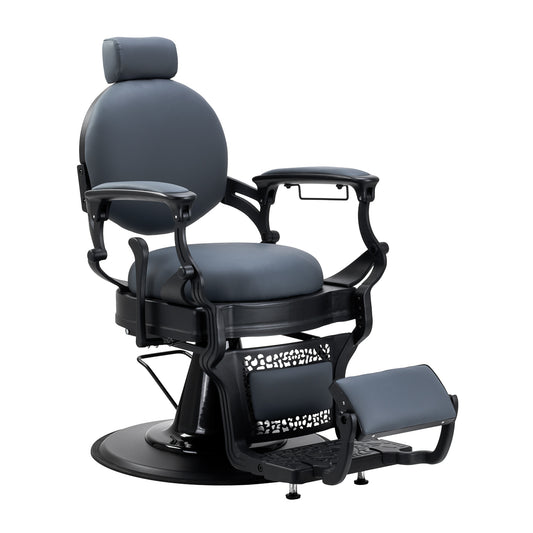 Barberstuhl Niccolo Graphit knopflos