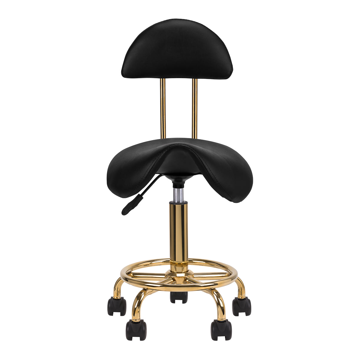 Kosmetikhocker 6001-G gold schwarz zweite Kategorie