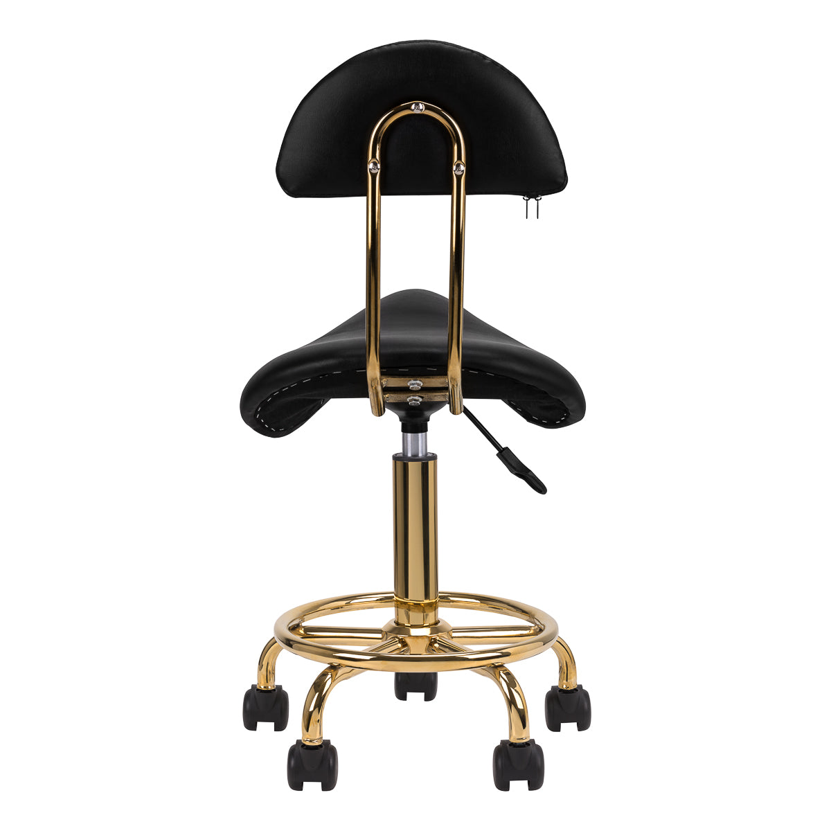 Kosmetikhocker 6001-G gold schwarz zweite Kategorie