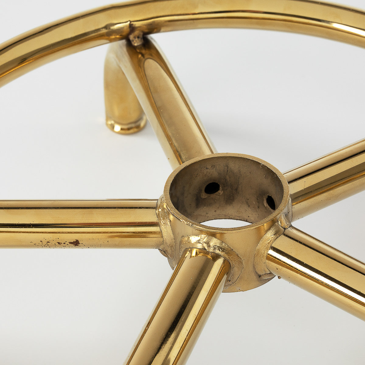 Kosmetikhocker 6001-G gold – pink zweite Kategorie