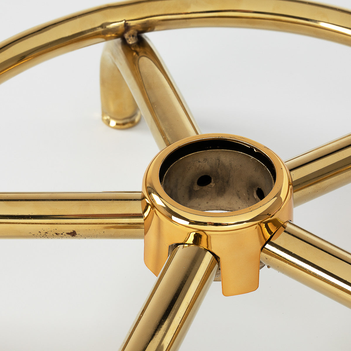 Kosmetikhocker 6001-G gold – pink zweite Kategorie