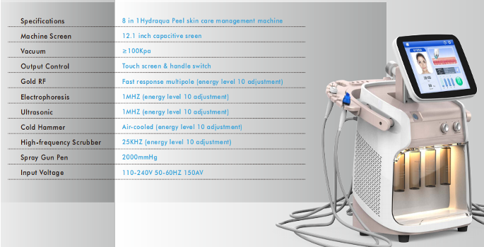 Multi Aesthetic-Hydra-Facial-Beauty 8 in 1