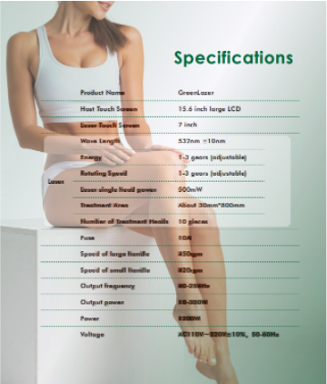 2 in 1 Super Green Fett-Weg Laser PLUS Endosphere Roller