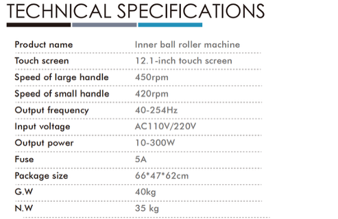 Super Power Endosphere Roller mit Aesthetic-Fett-Weg-Technologie