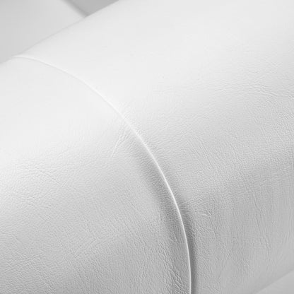 Gabbiano Friseurstuhl de Luxe weiß-gold