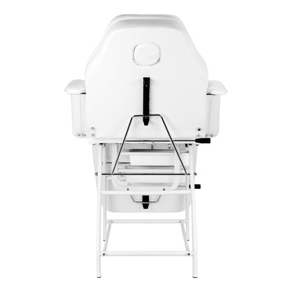 557A KOSMETIKSTUHL MIT KISTEN WEIß