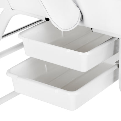 557A KOSMETIKSTUHL MIT KISTEN WEIß