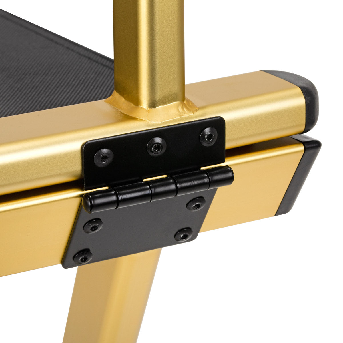 Alu Make-up Stuhl gold