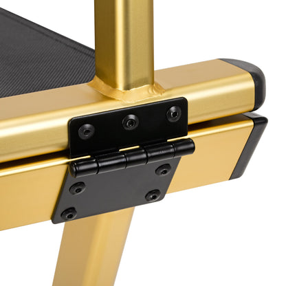 Alu Make-up Stuhl gold