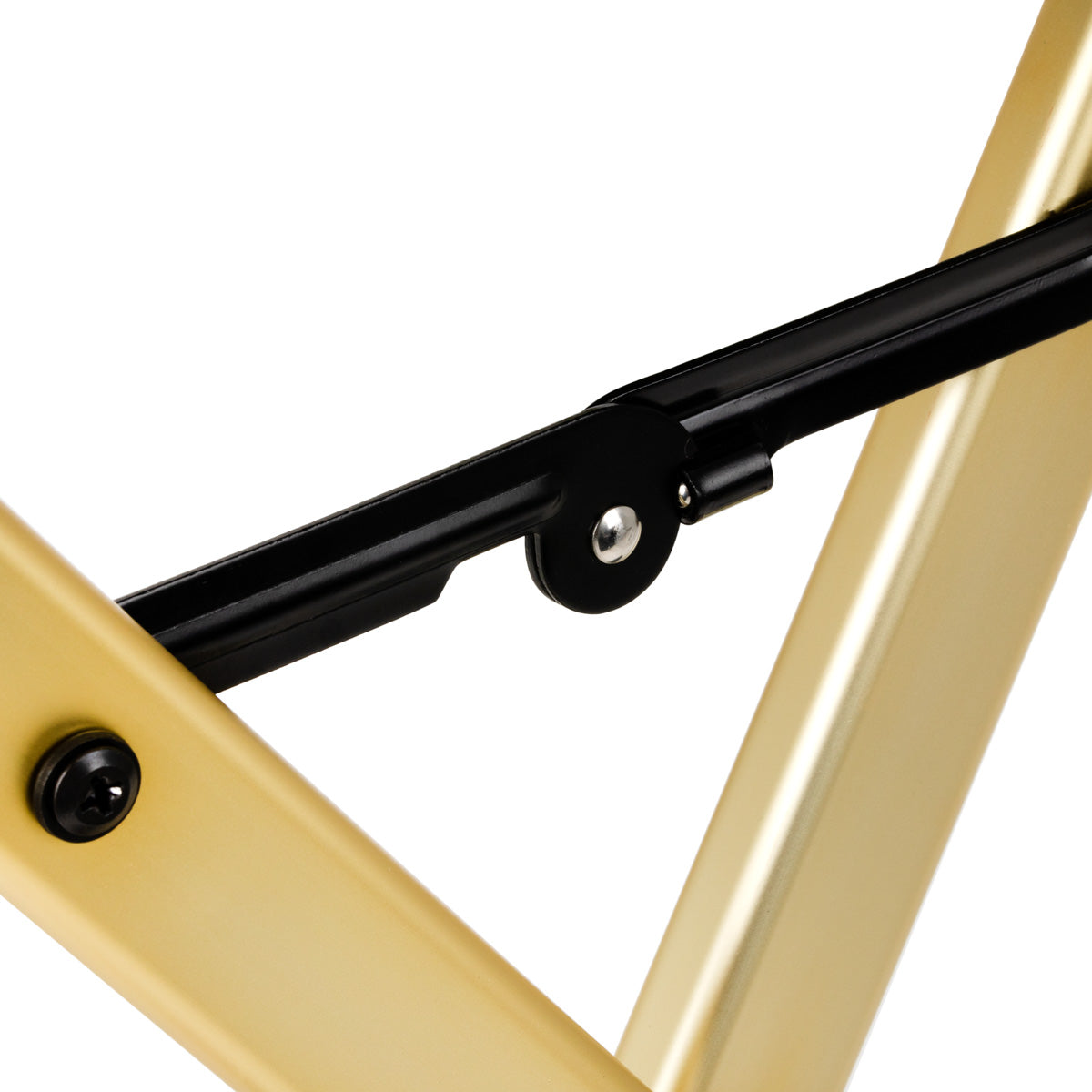 Alu Make-up Stuhl gold