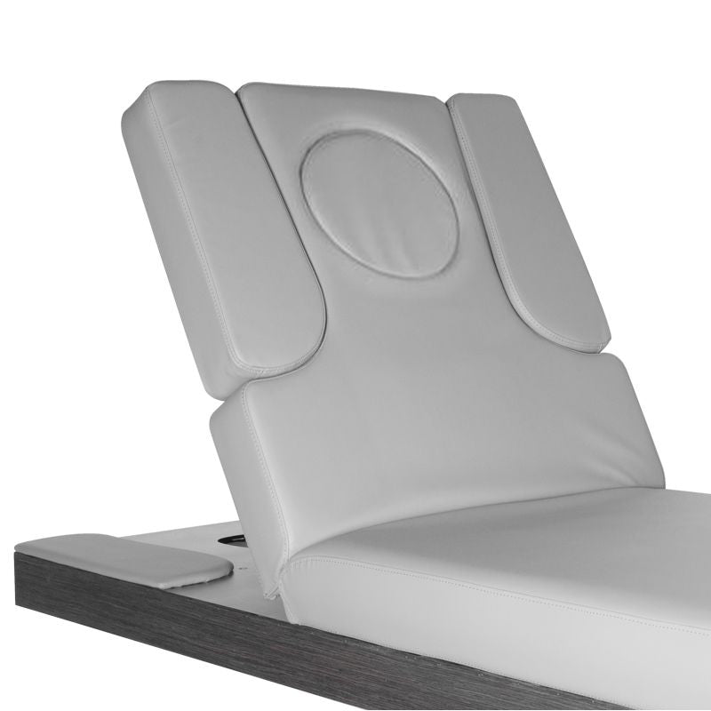 Spa-kosmetikliege azzurro wood 815b grey mit beleuchtung beheizbar