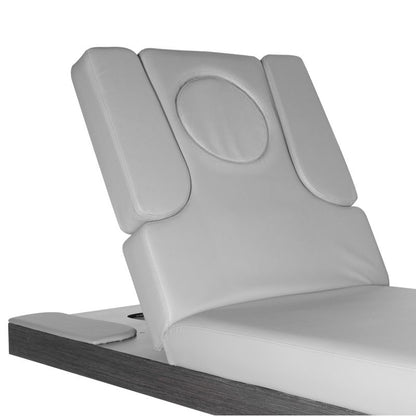 Spa-kosmetikliege azzurro wood 815b grey mit beleuchtung beheizbar