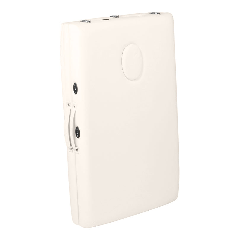 Klapp-massageliege alu komfort 2-teilig cream