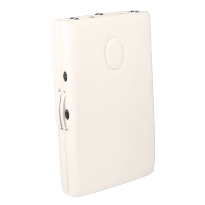 Klapp-massageliege alu komfort 2-teilig cream