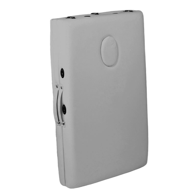 Klapp-Massageliege Alu Komfort 2-teilig Grau