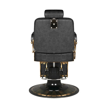 Gabbiano Barberstuhl boss hd old leather schwarz