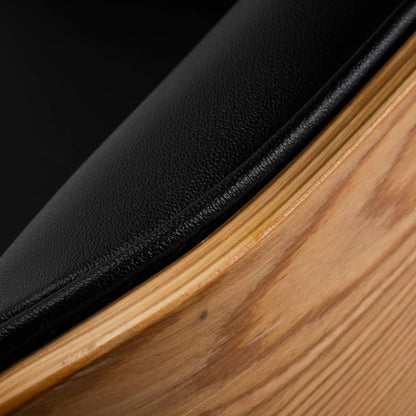 Gabbiano Friseurstuhl Florence mit verstellbarer Kopfstütze schwarz