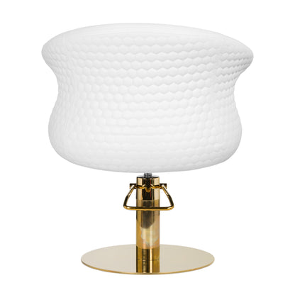 Gabbiano Friseurstuhl Wersal gold weiß